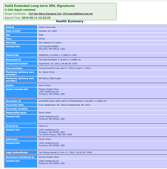 MaxMD Digital Signature Validation Service